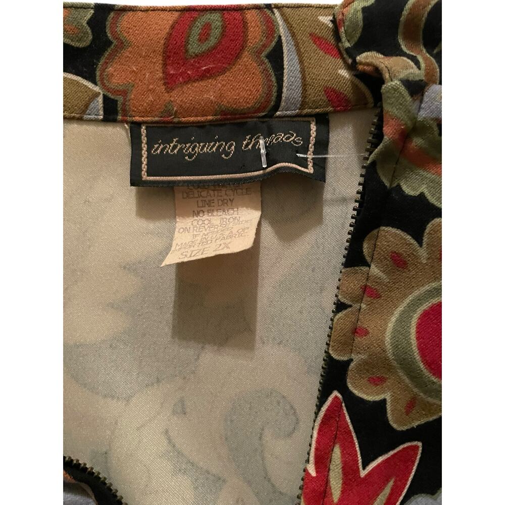 Intriguing Threads Size 2X Multi-Color Casual Jacket - Picture 5 of 7